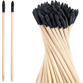 100 Pcs Sanding Sticks, 280 Grit Matchsticks Sanding Twigs, Fine Detailing Sanding Tools for Tight Spaces Plastic Models Wood, 5.4 x 0.2 Inch