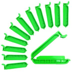 Dialysis Bag Clamp Dialysis Tubing Closure Dialysis Supplies 60mm Multicolor Pack of 12 Green TXZWJZ