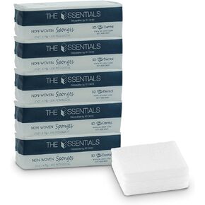 The Essentials 1000 Count Gauze Pads 2x2 - Soft 4-Ply Non Sterile Non Woven Dental Gauze Sponges - Esthetic Wipes - All Purpose Medical Gauze Squares for First Aid, Surgical, Wound Dressing