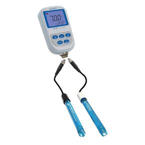 Apera Instruments SX716 Portable Lab Dissolved Oxygen DO Meter, Waterproof, Automatic Temperature, Salinity Compensation and Calibration Silver AI461