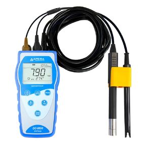 APERA INSTRUMENTS AI485 DO8500 Portable Optical Dissolved Oxygen Meter Kit, Auto Compensation for Temperature, Air Pressure and Salinity, GLP Data Management