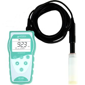 APERA INSTRUMENTS AI485 DO8500 Portable Optical Dissolved Oxygen Meter Kit, Auto Compensation for Temperature, Air Pressure and Salinity, GLP Data Management