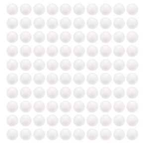uxcell 100pcs POM Bearing Balls 1/2" 12.7mm Solid Plastic Bearing Balls, Precision POM Balls