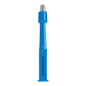 Krystal Disposable Punch Biopsy with Protective Cap, 5.0mm, Sterile, Single Punch Blade, for Medical use, Jewelry Piercing, Indivdually Packed (Box of 25)