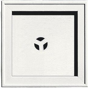 Builders Edge 130110004123 Mounting Block, White