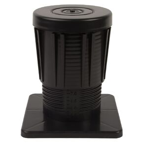 DiversiTech AER-8BL Equip Riser, Adj, Blk, 8in.