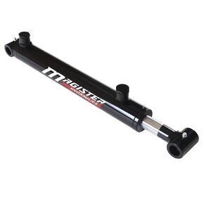 Magister Hydraulics Double Acting Hydraulic Cylinder - Cross Tube Hydraulic Cylinder 1.5" Bore 16" Stroke - UniversalHydraulic Cylinders (1.5x16)