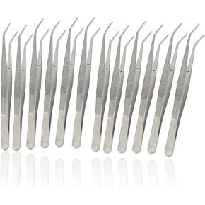 OdontoMed2011 SET of 12 EA COLLEGE COTTON DRESSING PLIER 6" DENTAL INSTRUMENTS PREMIUM STAINLESS STEEL ODM