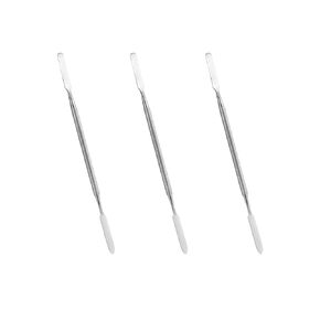 Annhua 3 Pcs Dental Cement Spatula Dental Mixing Spatula, Stainless steel Lab Restorative Double Ended Instrument for Mixing Cement, Alginate and Sculpting Dental Wax