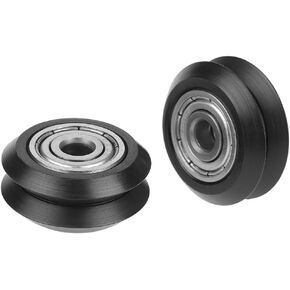 FTVOGUE 20pcs V-shape Groove Wheel 5mm Bore 625 Bearing Pulley Accessories for CNC 3D Printer