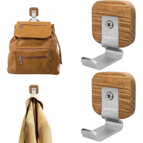 Heavy Duty Organization Magnetic Coat Hooks, Versatile Elegant Wooden Hooks to Hang Tools, Garden Hoses Ropes, Kitchenware in Warehouses, Cruise, Workshops to Keep The Space Free and Clean! in Kuwait