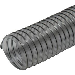 Rubber-Cal 01-W102-10 PVC Flexduct Light Duty Duct Hose, 10" ID x 12.5', Clear