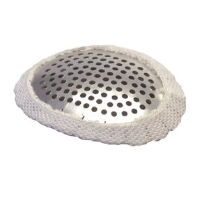 Grafco Fox Aluminum Eye Shield with Cloth Cover, Light Blue, 1276GA LB (Pack of 50)