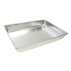 United Scientific™ Dissecting Pan, Aluminum, 11.25" X 7.5" X 1.5"