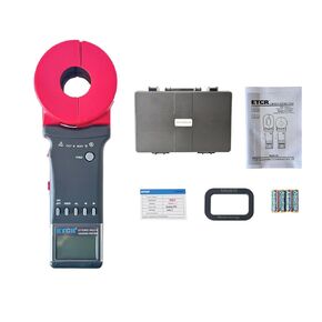 ETCR2100C+ Ground Resistance Meter Earth Resistance Tester Clamp Earth Resistance Measurement 0.010Ω~1200Ω 0.00mA~20.0A Double Insulation ETCR2100C+