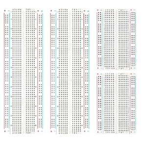 ELEGOO 2PCS 830 Point & 2PCS 400 Point Breadboard Kit Solderless Breadboards for Arduino Bread Boards Electronics for Circuits Projects Prototype Board