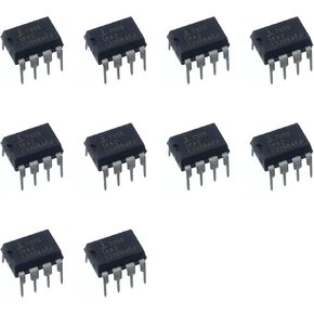 Horinktor 10 قطعة ICL7555 ICM7555 7555 مؤقت CMOS للأغراض العامة، DIP-8. in Kuwait