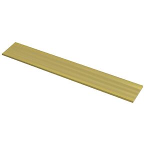 1/8" x 2" C360 BRASS FLAT BAR 12" long Solid .125" Plate Mill Stock H02