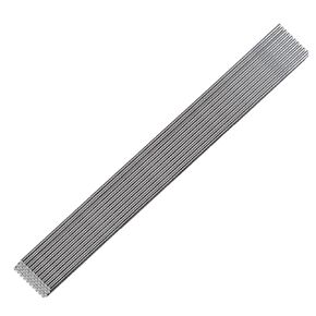 304 stainless steel rod, 305mm x 15/10mm, solid metal rod, used for metal creative DIY, aircraft/ship/automotive model making, industrial manufacturing, etc 25Pcs