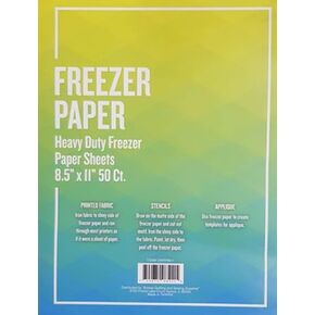 Freezer Paper Sheets, 8.5in x 11in, 50ct