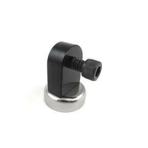 Miniature Magnetic Mag Base for Dial Indicators with 40 Pounds Holding Power. Size 1-1/4 inch x 1 inch (Magnetic Base Alone)