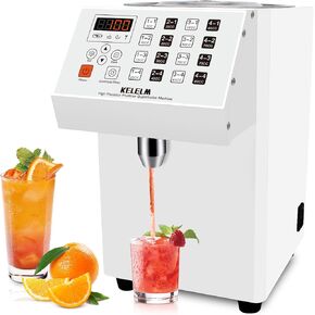 Automatic Fructose Dispenser,8.5L Commercial syrup dispenser,Fructose Quantitative Machine with 304 Stainless Steel Fructose Drip Nozzle for Boba Milk Tea Bubble Tea,380W