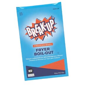Diversey CBD991209 Break-Up Professional Fryer Boil-Out, Food Grade Degreaser & Cleans Deep Fryers, Kettles, Grates & More, Citrus Scent, Concentrate Liquid, 2-Ounce Packets (Pack of 36)