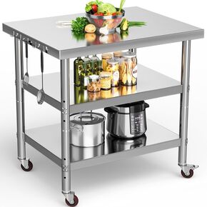 YITAHOME NSF Stainless Steel Table with Drawer, 60" X 24" Work Table with Drawer, Metal Table Prep Table for Home Kitchen Restaurant Garage Warehouse