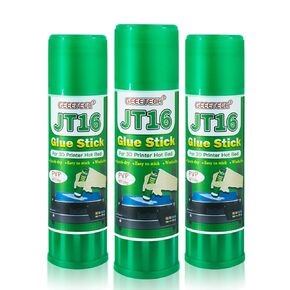 3D Printer Glue Stick 6 Pack, Perfect First Layer Adhesion, Prevents Warping on Heat Bed, Easy Release for ABS PLA PETG Filaments and Various Build Plate, 36g/1.27oz