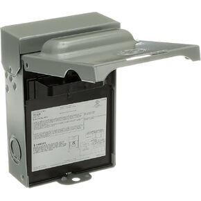 ABB TF30RCP • Weatherproof Fused AC Disconnect Switch • AC Disconnect 30A 240V • 1 Phase N3R • Horsepower Rated • 10kAIC