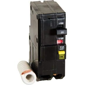 Square D QO220GFI QO QwikGard 20Amp TwoPole GFCI Breaker by SQUARE D