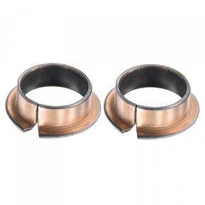 uxcell Flanged Sleeve Bearings 20mm Bore x 23mm OD x 12mm Length x 29mm Flange Dia x 1.5mm Flange Thickness Wrapped Oilless Bushings 2pcs