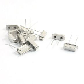 uxcell a14030700ux0669 Silver Tone Dip Low Profile Quartz Crystal Oscillator 16 MHz 20 PF, 0.43" Width, 0.63" Length