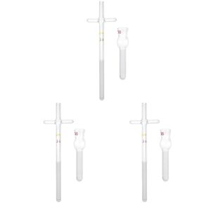 Mobestech Glass Tissue Homogenizer 3pcs Tissue Labs Glassware Accessory Gas Cell Cell Cell Tissue Gas Cell Tissue Homogenizer Labs Glassware Supplies Occluder