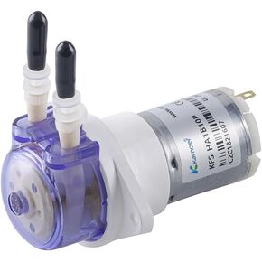 Kamoer KFS 45ml/min low flow rate peristaltic pump 12V DC motor liquid dosing pump with 2mm ID x 4mm OD BPT tube