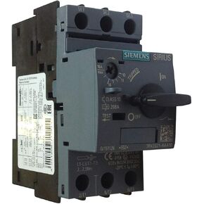 Siemens 3RV20214AA10 3-Pole 1 Or 3-Phase Motor Starter Protector 690 Volt AC 10-16 Amp Sirius