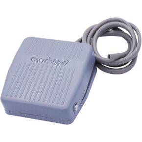 Twidec/10A 250VAC Momentary Nonslip Plastic Foot Pedal Switch SPDT NO NC Handsfree Gray Foot Switch for CNC Industrial with 1M Cable FS-201 in Kuwait