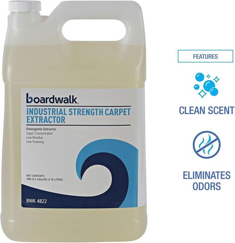 Boardwalk 4822 Industrial Strength Carpet Extractor, Clean Scent, 1 gal Bottle, 4/Carton in Saudi Arabia
