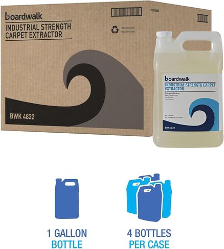 Boardwalk 4822 Industrial Strength Carpet Extractor, Clean Scent, 1 gal Bottle, 4/Carton in Saudi Arabia