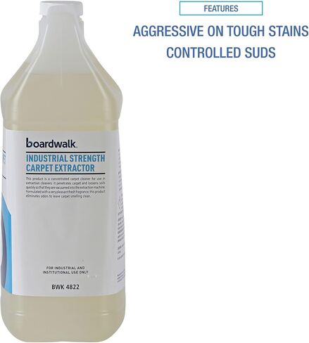 Boardwalk 4822 Industrial Strength Carpet Extractor, Clean Scent, 1 gal Bottle, 4/Carton in Saudi Arabia