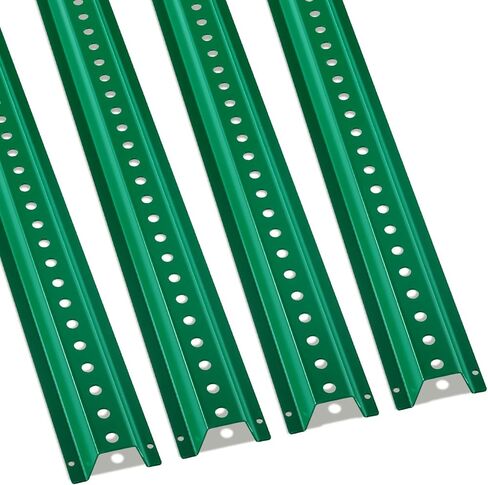VEVOR 8FT U-Channel Sign Post, 4Pack Green Heavy Duty Steel Fixed Fence Post, Steel Fence U-Channel Sign for Garden, Courtyard, Farm or Traffic Intersection in Saudi Arabia