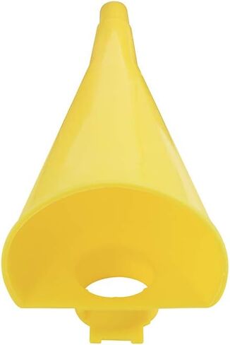 Eagle F-15 HDPE 10"" Poly Funnel for Metal Type I Safety Cans, 4"" Height, 8"" Width, 9"" Length,Yellow in Saudi Arabia