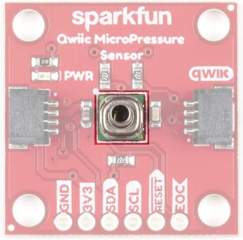 مستشعر الضغط الدقيق SparkFun Qwiic - اختراق مصغر - مستشعر ضغط السيليكون المقاوم للضغط 25 رطل لكل بوصة مربعة - نطاق استشعار الضغط المعاير والمعوض من 1-25 رطل لكل بوصة مربعة - طاقة منخفضة للغاية in Saudi Arabia