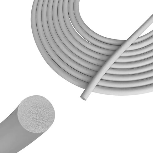 Backer Rod 1/4 Inch, EPDM Rubber Foam Caulk Saver 50' White Weather Strip Seal for Concrete Joints, Wall Cracks, Driveway and Joint Fillers. in Saudi Arabia