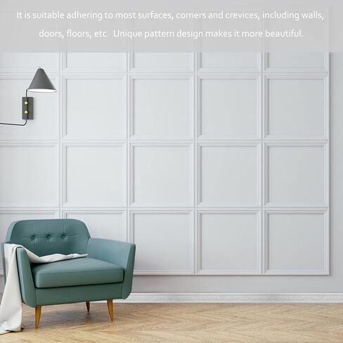 أشرطة CLISPEED 2 رول للمطبخ، نمط منقوش ثلاثي الأبعاد لتزيين الجدران، ملصقات حدود ذاتية اللصق، شريط حواف للحمام، نافذة جدار المطبخ، حوض الاستحمام in Kuwait