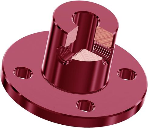 2Pcs 5mm(0.20 in) Flange Shaft Coupling, Rigid Coupling Motors Guide Support Coupler, High Hardness Connector Flanged Mount for DIY RC Model Motors Coupler with Set Screws & Wrench in Saudi Arabia