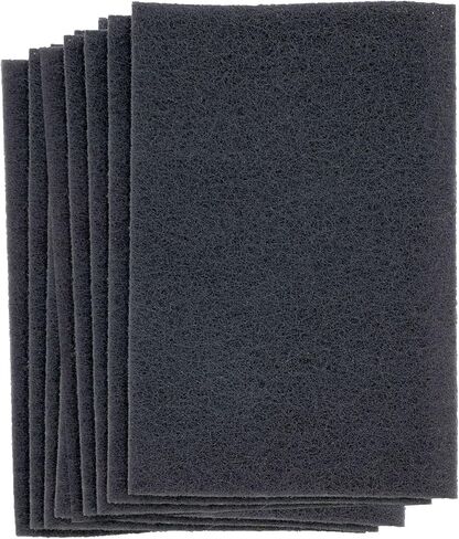 WALRUS OIL - Non-Woven Sanding/Polishing Pads for Woodworking and Metal Buffing, Size 6"x9" - Pack of 10 (0000 Non-Abrasive) in Saudi Arabia