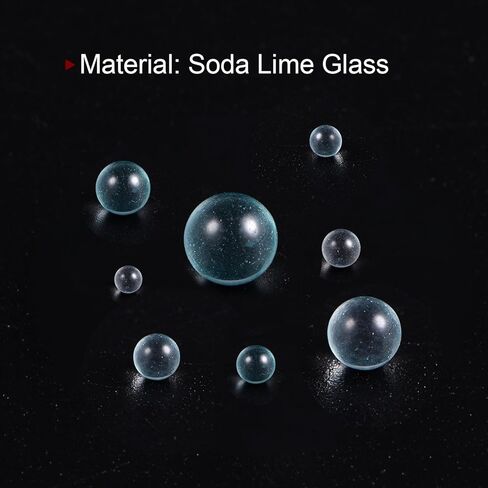 1200pcs Glass Ball Boiling Stones 3mm Soda Lime Glass Beads for Bottle Shaking Mixing, Clear in Saudi Arabia
