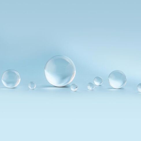 1200pcs Glass Ball Boiling Stones 3mm Soda Lime Glass Beads for Bottle Shaking Mixing, Clear in Saudi Arabia