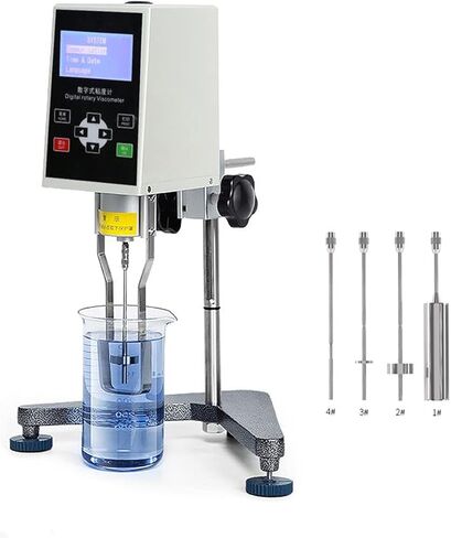 NDJ-8S مختبر مقياس اللزوجة الدوارة 1 ~ 2000000mPa.s اختبار اللزوجة مقياس التدفق 110-240 فولت مختبر اللزوجة الرقمية in Kuwait